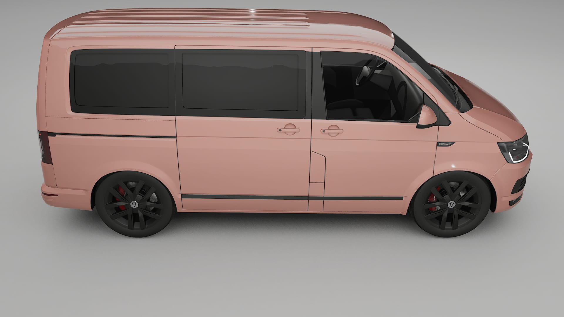 VW Transporter T6 Multivan TPU Paint Protection Film | BLUSH Color Change PPF Full Pre-Cut Kit