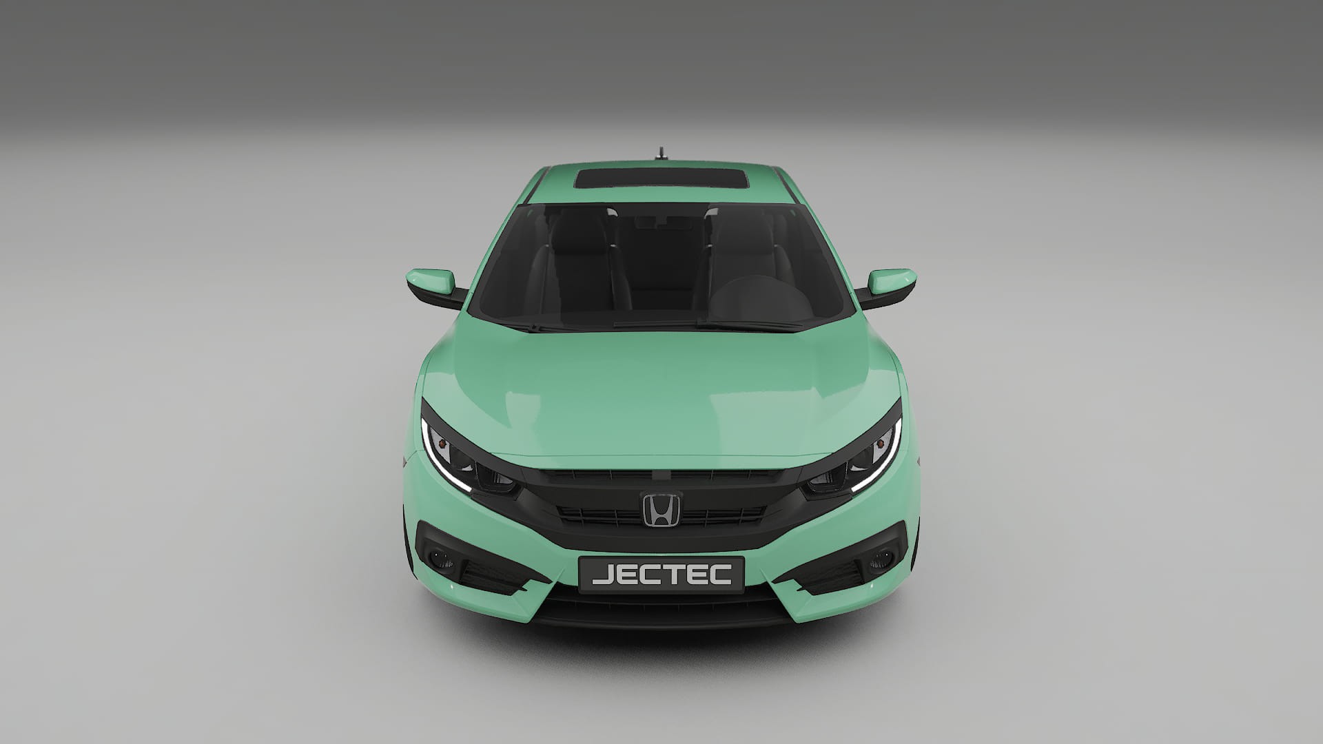 Honda Civic coupe prefacelift pre-LCI TPU Paint Protection Film | DUSTY Color Change PPF Full Pre-Cut Kit