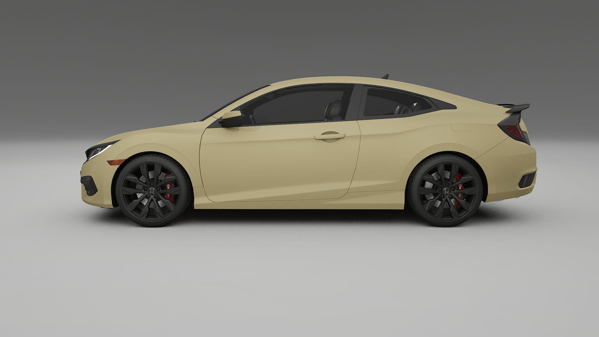 Honda Civic coupe prefacelift pre-LCI TPU Paint Protection Film | SAND Color Change PPF Full Pre-Cut Kit