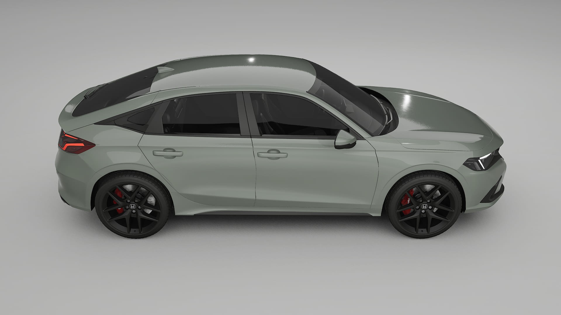 Honda Civic hatchback TPU Paint Protection Film | SLATE Color Change PPF Full Pre-Cut Kit