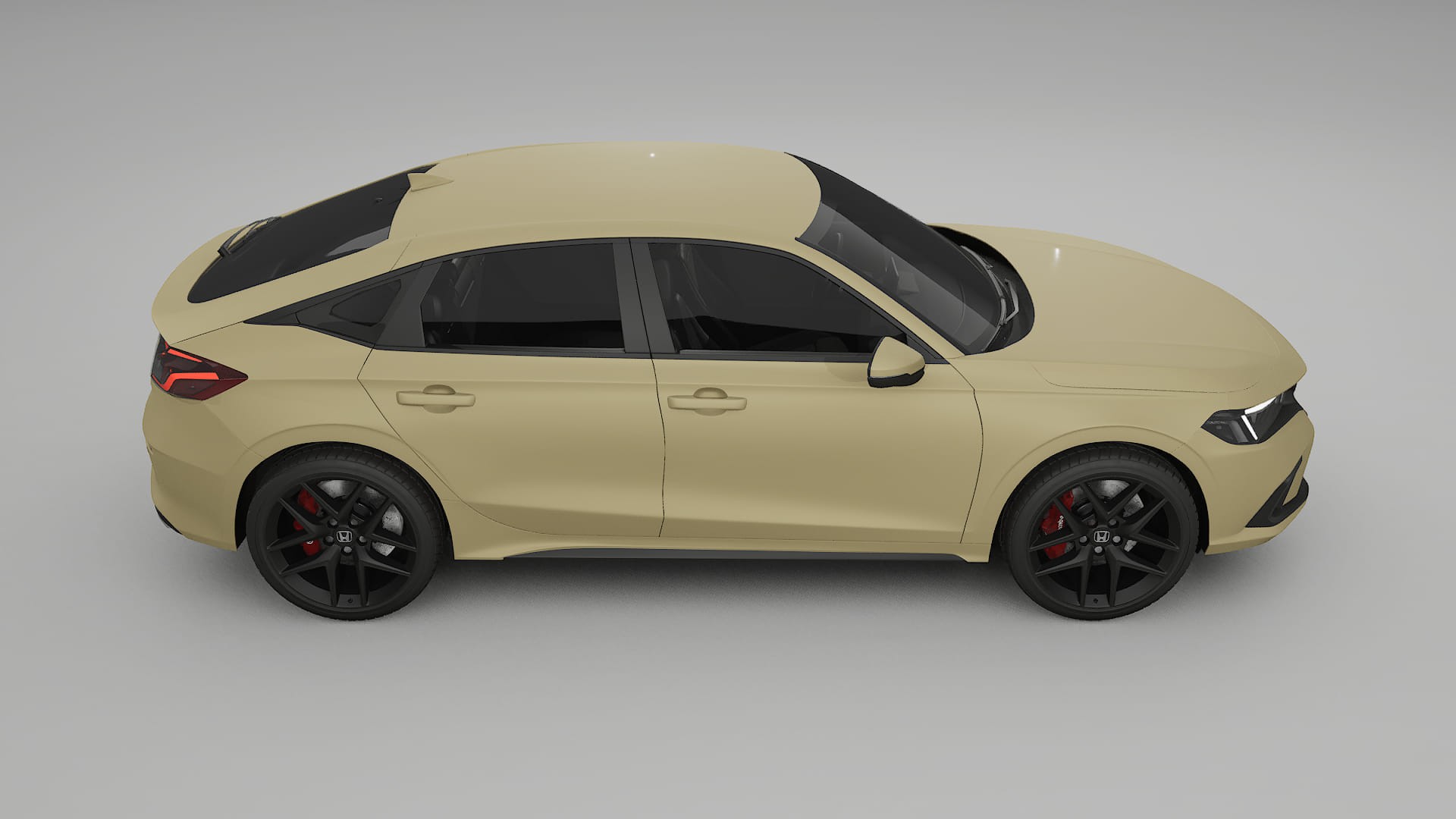 Honda Civic hatchback TPU Paint Protection Film | SAND Color Change PPF Full Pre-Cut Kit