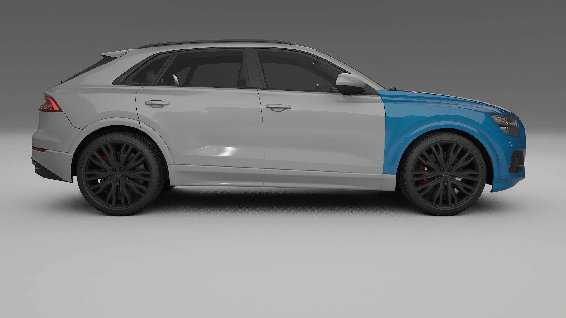 Audi Q8 F1 prefacelift pre-LCI Paint Protection Film | CrystalGuard TPU PPF Front Kit