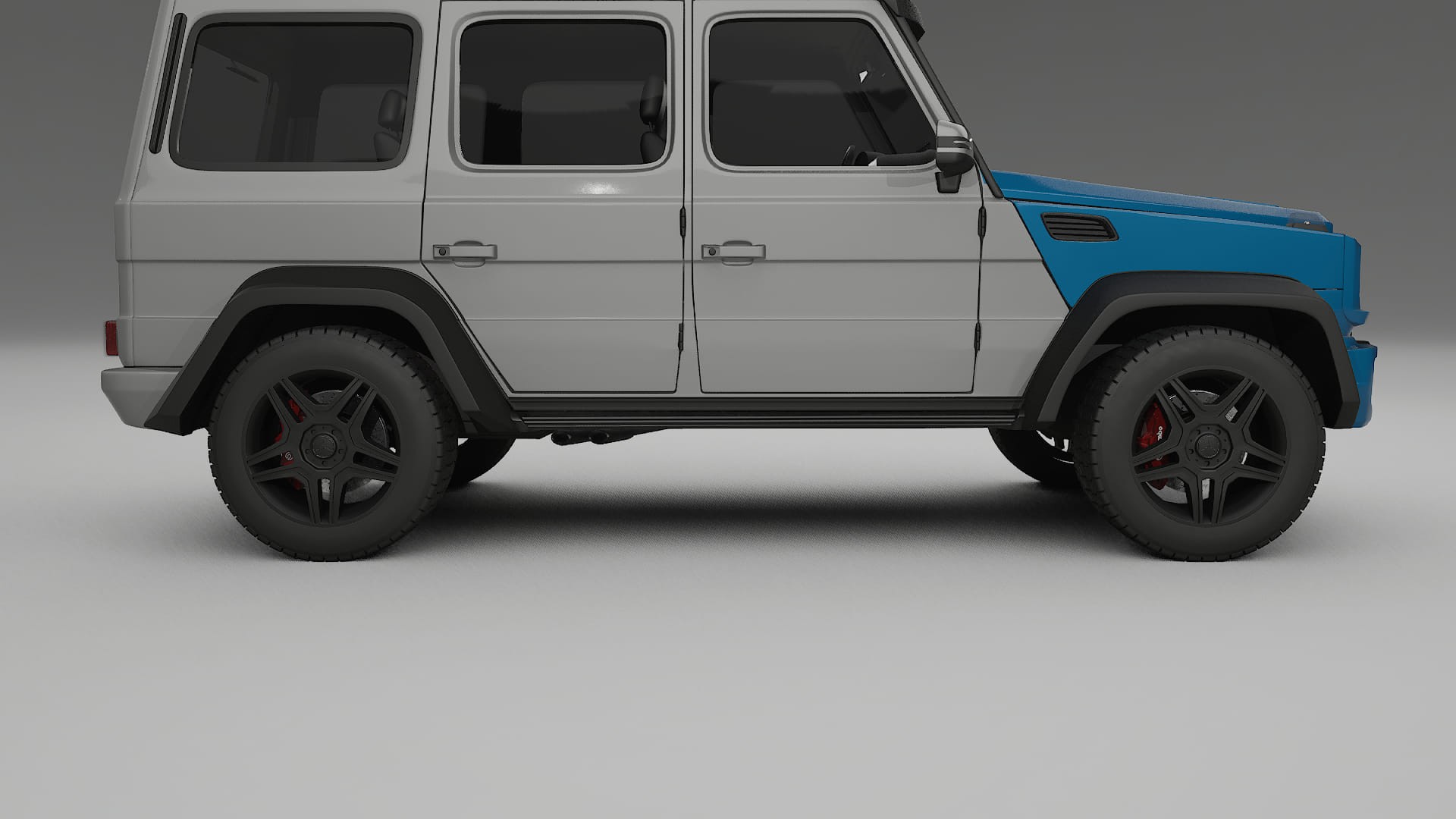 Mercedes G-class 4x4 W463 Paint Protection Film | CrystalGuard TPU PPF Front Kit 2